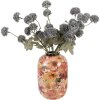 Clayre & Eef 66388 Waza Dekoracyjna Beżowo-Pomarańczowa 17x25 cm