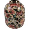 Clayre & Eef 66390 Dekoracyjna Waza Beżowo-Różowa 17x22 cm