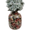 Clayre & Eef 66390 Dekoracyjna Waza Beżowo-Różowa 17x22 cm