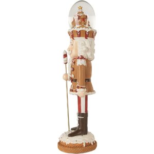 Clayre & Eef – Nussknacker z LED, dekoracja świąteczna 14x13x48 cm