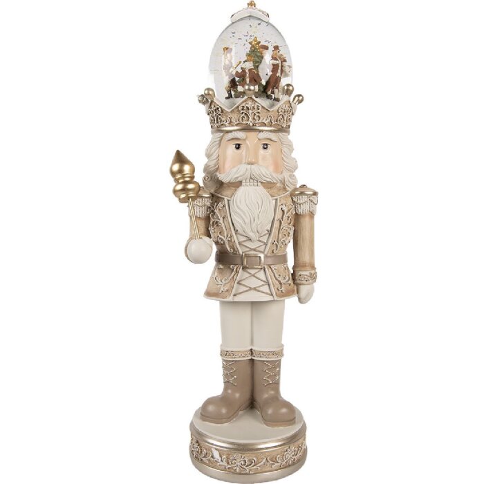 Dekoracja świąteczna Nussknacker z LED, 14x14x49 cm – Clayre & Eef