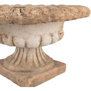 Donikłowy wazon Clayre & Eef Ø 61x35 cm, brąz beżowy, tlenek magnezu