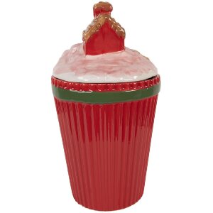 Butelka na magazynowanie z pokrywą Clayre & Eef 16x14x27 cm