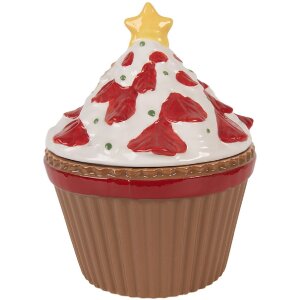 Posiłkowy pojemnik z kryształem Clayre & Eef 6CE2230, 18x16x20 cm