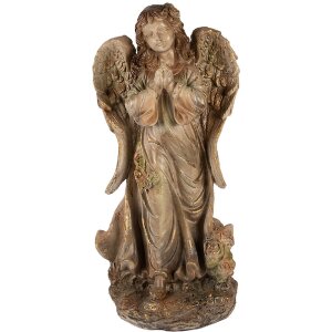 Clayre & Eef Dekoracja Anioł 38x27x79 cm 5MG0098