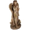 Clayre & Eef Dekoracja Anioł 38x27x79 cm 5MG0098