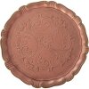 Clayre & Eef Talerz na tort różowe złoto 32x15 cm
