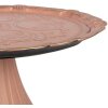 Clayre & Eef Talerz na tort różowe złoto 32x15 cm