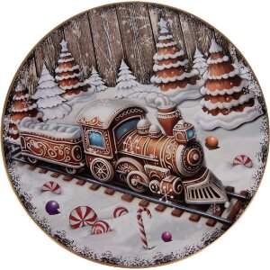 Clayre & Eef Talerz na tort Ø 29x10 cm...