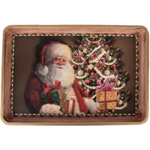 Clayre & Eef Taca 31x22x2 cm brązowo-czerwona