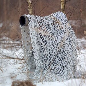 Buteo Photo Gear 3D-Liście Siatka Maskująca Camo Śnieg...
