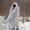 Buteo Photo Gear 3D-Liście Siatka Maskująca Camo Śnieg 1,5x3m