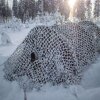 Buteo Photo Gear 3D-Liście Siatka Maskująca Camo Śnieg 2,4x3 m