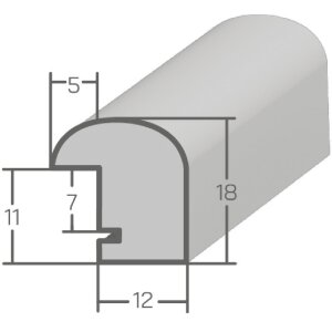 MendeFrames Ramka Holzrahmen H004 Mahoń 45x60 cm