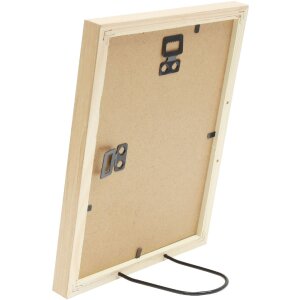 Rama na zdjęcia z drewna Deknudt S243H1, naturalna, 18x24 cm