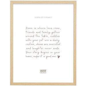 Rama na zdjęcia z drewna Deknudt S243H1, naturalna, 18x24 cm