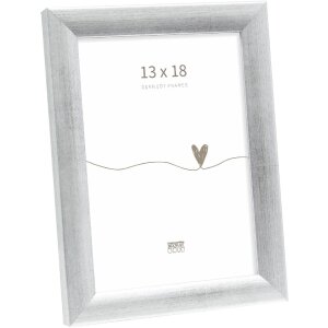 Ramka na zdjęcia Deknudt S54SD3 13x18 cm, srebrna, z drewna