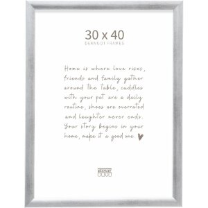 Ramka na zdjęcia Deknudt S54SD3, srebrna, 30x40 cm