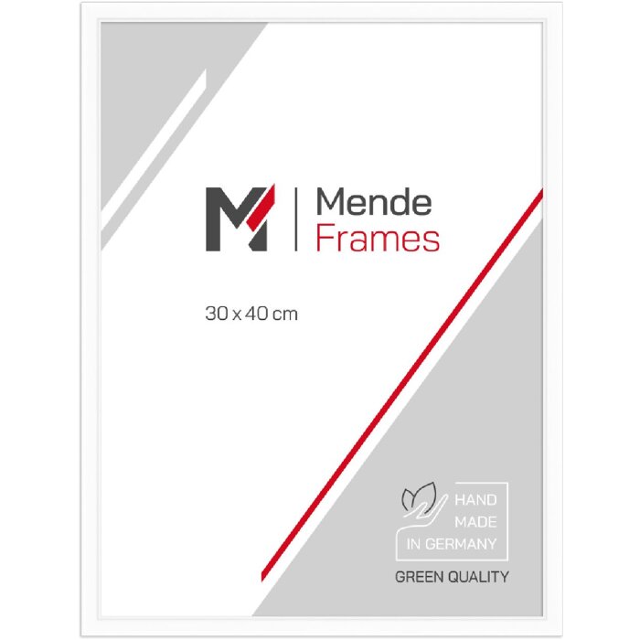 Ramka na zdjęcia MendeFrames H011 Biały 4,5x5,5 cm z szkłem akrylowym