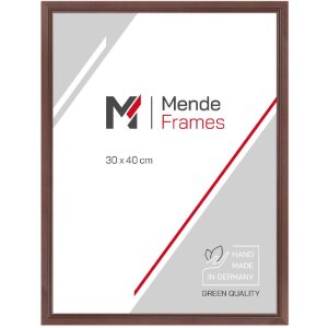 MendeFrames H007 Ramka Drewniana Orzech Złota Krawędź