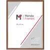 MendeFrames H007 Ramka Drewniana Orzech Złota Krawędź