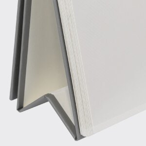 Album spiralny OLIVER szary 13x19 cm – 20 stron, naklejki klejące, okładka papierowa