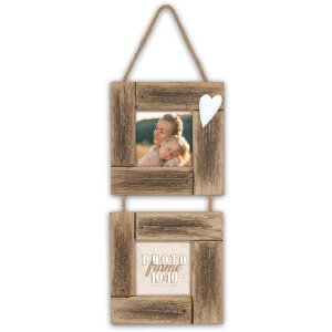 ZEP Essence Ramka na 2 zdjęcia 10x10 cm Brązowa