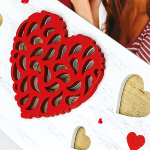 ZEP Ramka na zdjęcia Paula 10x15 cm Serca WH2646