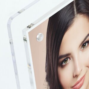 ZEP Acryl-Fotorahmen Lowell 10x15 cm – ramka na zdjęcia z gniazdem na kartkę kredytową