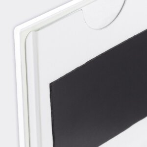 Ramka na zdjęcia ZEP TZ46W 10x15 cm – magnetyczna z szkła akrylowego, biała