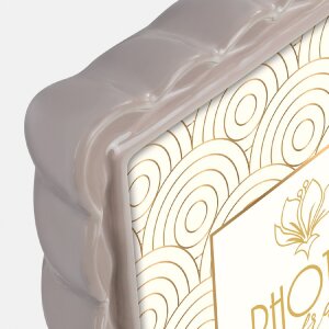 Ramka na zdjęcia HERVE G z tworzywa sztucznego 10x15 cm, taupe