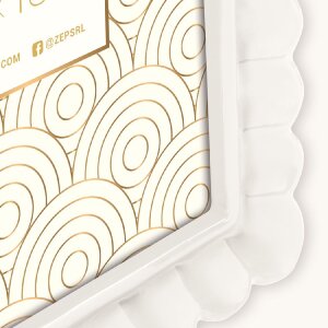 Ramka na zdjęcia HERVE W z tworzywa sztucznego 15x20 cm, biała