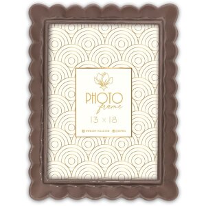 Ramka na zdjęcia HERVE B z tworzywa sztucznego, brązowa,...