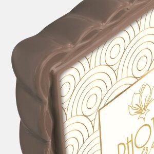 Ramka na zdjęcia HERVE B z tworzywa sztucznego, brązowa, 15x20 cm