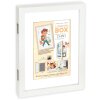 Ramka na zdjęcia z drewna London biała – DIN A4, do umieszczenia na półce