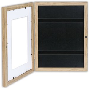 Ramka na zdjęcia z drewna London Natur – idealna do dokumentów DIN A4