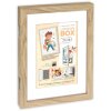 Ramka na zdjęcia z drewna London Natur – idealna do dokumentów DIN A4
