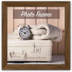 Rama na zdjęcia ZEP Nelson 40x50 cm, środkowo-brązowa, drewniana