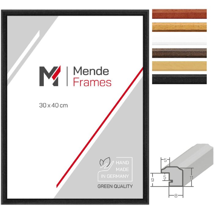 MendeFrames H011 Ramka Drewniana – Wiele Rozmiarów i Kolorów