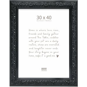 Ramka drewniana Deknudt S996K2 30x40 cm, czarna