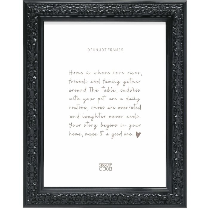 Ramka na zdjęcie Deknudt S996K2, 40x50 cm, czarna, drewniana