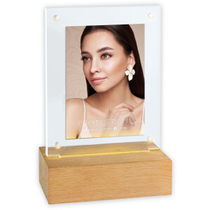 Goldbuch New York Ramka LED Akryl Drewno 10x15/13x18 cm