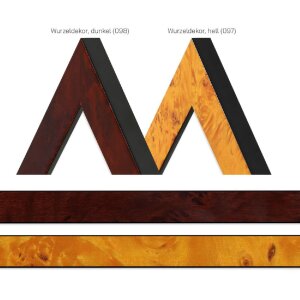 MendeFrames Ramka Drewniana H14D Wzór Korzenia 40x60 cm