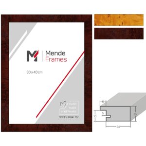 MendeFrames Ramka Drewniana Korzeń – Jasna/Ciemna 3cm