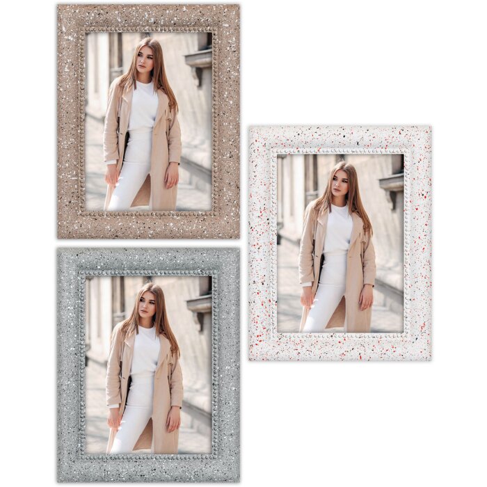 ZEP Pollock Terrazzo – Ramka na Zdjęcia (biały, szary, brąz)