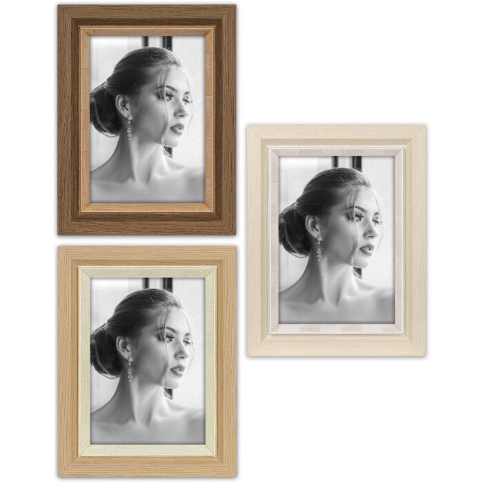 ZEP Ramka na zdjęcia Sydney Brąz/Biały 10x15/13x18/15x20 cm