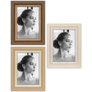 ZEP Ramka na zdjęcia Sydney Brąz/Biały 10x15/13x18/15x20 cm