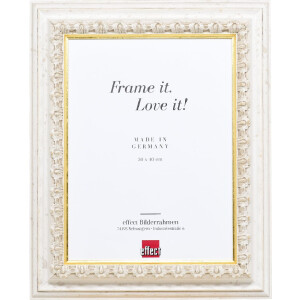 Goldbuch Barokowa Ramka na Lustro Profil 80 – Złoto, Srebro, Biel 18x24–70x100 cm