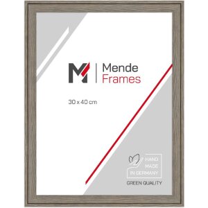 MendeFrames Ramka Drewniana H120 Grafit Usłojona 20x60 cm