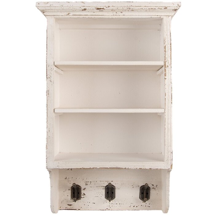 Clayre & Eef 5H0753 Szafka Ścienna 36x17x57 cm Drewno i Żelazo